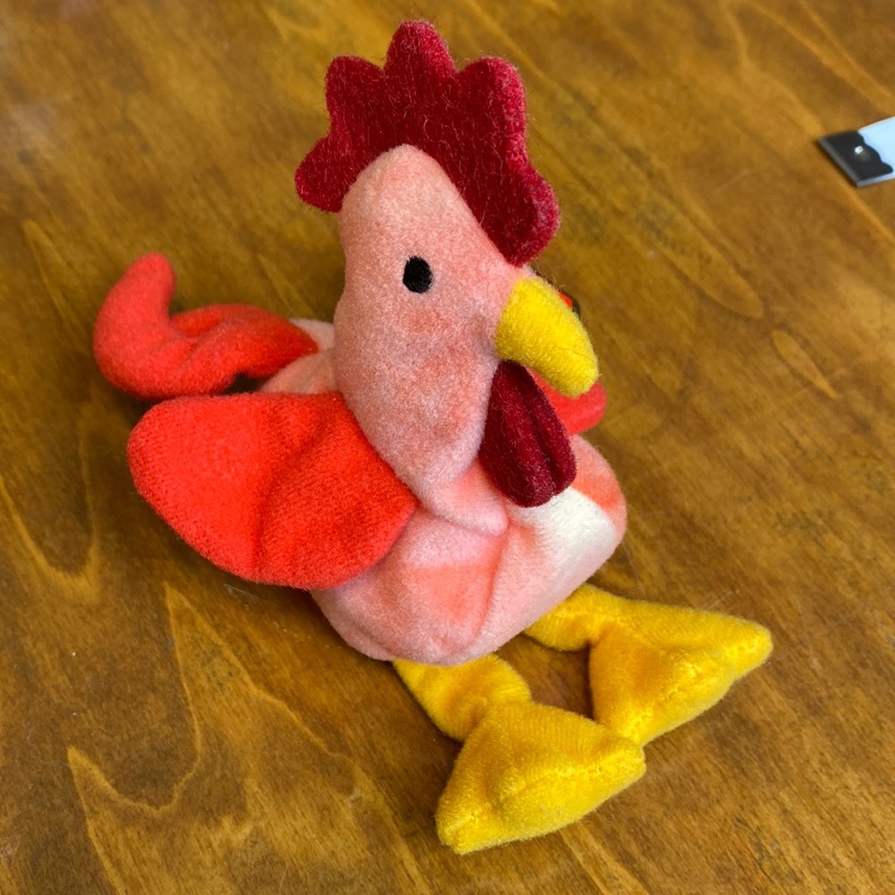 Teenie Beanie Babies Strut the Rooster 1993 McDonalds